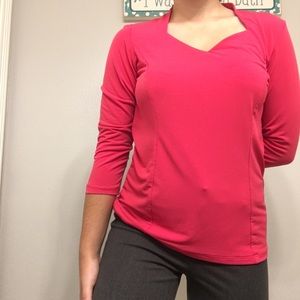 🔴LIKE NEW CARMEN medium pink long sleeve blouse